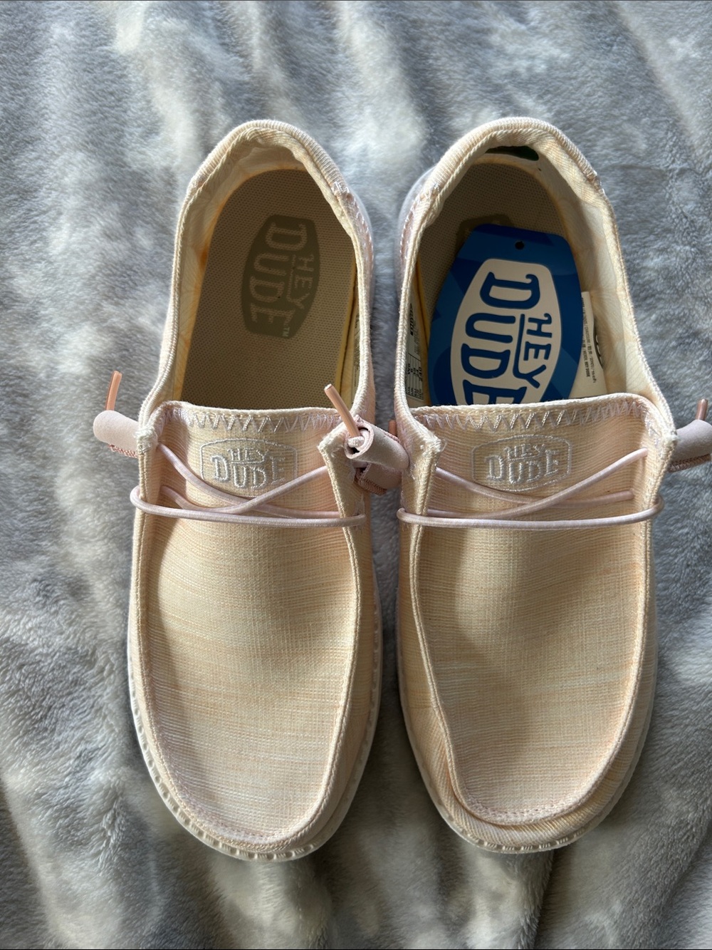 Hey Dude Wally Slip-On Shoes - Blush Pink